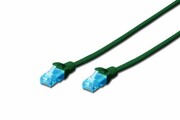 Patch cord U/UTP kat.5e PVC 3m Zielony Digitus DK-1512-030/G