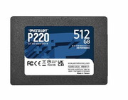 Dysk SSD 512GB P220 550/500MB/s SATA III 2.5 cala Patriot P220S512G25