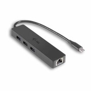 i-tec USB-C Slim 3-port HUB z adapterem Gigabit Ethernet i-tec C31GL3SLIM