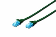 Patch cord U/UTP kat.5e PVC 5m Zielony Digitus DK-1512-050/G