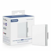 Aqara Wall Single Switch H1 | Przełącznik | bez Neutral, Zigbee 3.0, EU, WS-EUK01 AQARA BAT-WS-EUK01