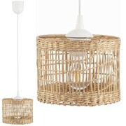 Lampa wisząca BOHO Africa trawa morska walec 20cm TH2A