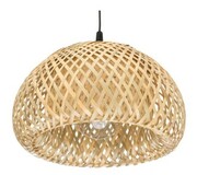 Lampa wisząca BOHO bambusowa 45cm DMT57 czarna