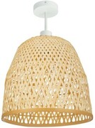 Lampa sufitowa bambusowa półplafon PHU09 biały