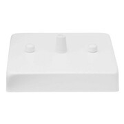 Podsufitka maskownica kwadratowa 12 cm biała