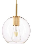 Lampa wisząca szklana przezroczysta MADRID kula