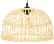 Lampa wisząca czarna BOHO bambusowa 38cm TH10