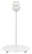 Lampa stojąca stelaż biały do klosza E27 z włącznikiem ON/OFF