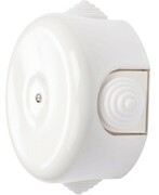 Puszka elektryczna ceramiczna natynkowa biała