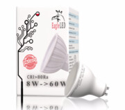 Żarówka LED GU10 CCD 8W=60W Zimna EL