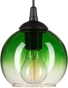 Lampa wisząca mała kulka Venus Zielona