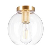 Lampa plafon szklana przezroczysta MADRID kula