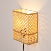 Kinkiet bambusowy BOHO TH3A czarny