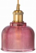Lampa wisząca sufitowa szklana BELL czerwona