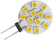 Żarówka LED G4 3W=30W 12SMD2835 zimna