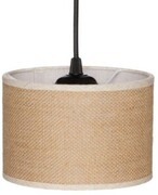 Lampa wisząca z abażurem BOHO juta walec 20cm ZLA7230