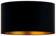 Abażur walec Oro Deluxe czarny złoty środek 35cm ZLA7229