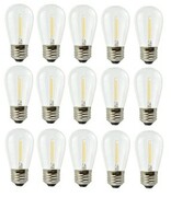 Pakiet 15 szt żarówka LED E27 1W S14 girlandowa