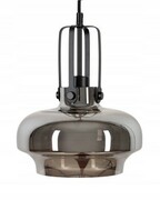 Lampa wisząca szklana szara lustrzana Asana