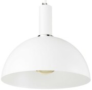 Lampa wisząca Loft metalowa Kopuła biała