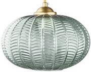 Lampa wisząca szklana złota szałwiowa BOTANICA