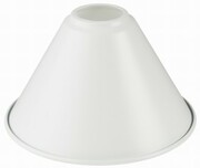 Klosz metalowy mały biały stożek loft E27