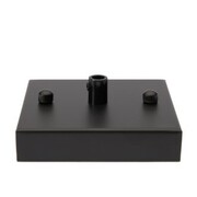 Podsufitka maskownica kwadratowa CZARNA MAT 12 cm