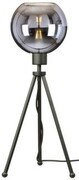 Lampa stojąca czarna NEPTUN Mini z kula grafit venus