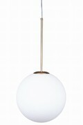 Lampa wisząca szklana kula 20 cm MILKY