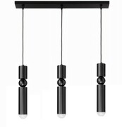 Listwa wisząca potrójna czarna oprawa G9 Tuba