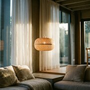 Lampa wisząca bambusowa BOHO BAMBUS duża