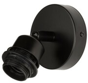 Kinkiet metalowy regulowany czarny stelaż Oro