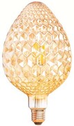 Żarówka LED E27 6W G95 dekoracyjna modern loft crystal szyszka