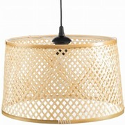 Lampa wisząca BOHO bambusowa walec TH2B 40cm