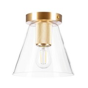 Lampa szklana sufitowa plafon stożek MADRID