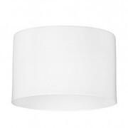 Klosz metalowy biały kubełek loft E27