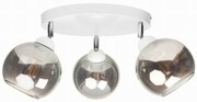 Lampa sufitowa plafon potrójna kulka Venus Grafit