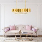 Lampa kryształowa luksusowa żyrandol Luxury WSC017 złota