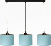 Lampa wisząca listwa potrójna Oro błękitna