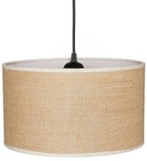 Lampa wisząca z abażurem BOHO juta walec 30cm ZLA7230