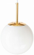 Lampa wisząca sufitowa szklana PANDORA mleczna biała
