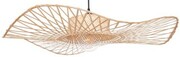 Lampa wisząca BOHO bambusowa 73cm TH32 czarna zawieś
