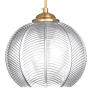 Lampa wisząca sufitowa szklana JOY klosz clear