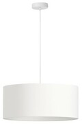 Lampa wisząca z abażurem ORO Deluxe biała 40cm ZLA7231