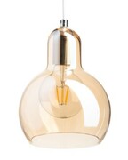 Lampa wisząca szklana bursztynowa amber Pera