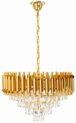 Lampa kryształowa luksusowa żyrandol Luxury Gold WSC024