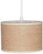 Lampa wisząca z abażurem BOHO juta walec 20cm ZLA7230