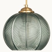 Lampa wisząca sufitowa szklana JOY klosz szałwiowy