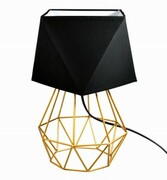 Lampka nocna Diament LOFT złota Premium