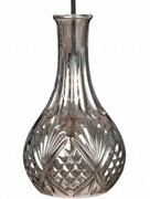 Lampa wisząca szklana kryształowa podłużna karafka GRAFIT